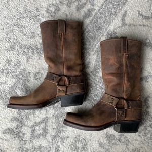 Frye Moto leather boots
